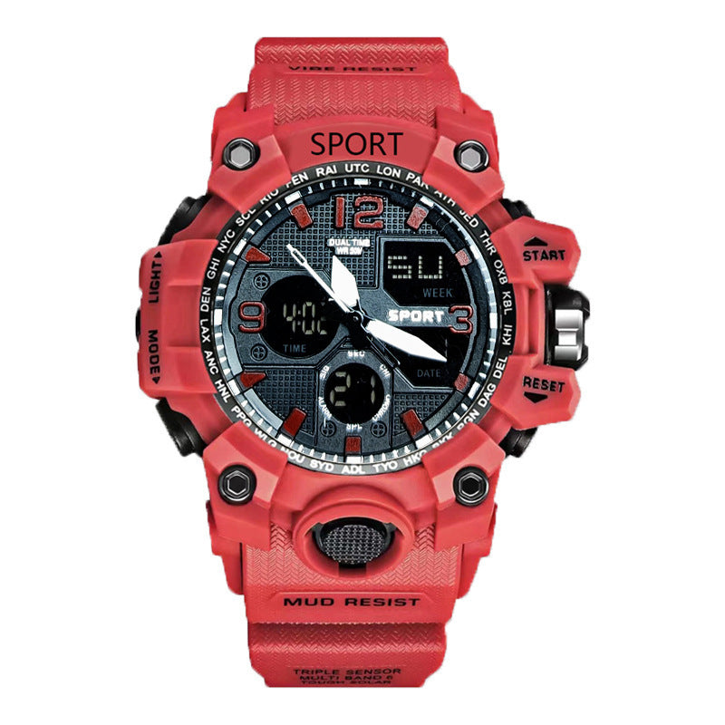 Male Student Multi-functional Youth Leisure Sports Fashion Electronic Watch